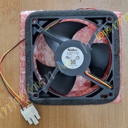 ( SP1881 ) Quạt Tủ Lạnh 12,5Cm Cánh Đen 3 Dây Đỏ Đen Vàng